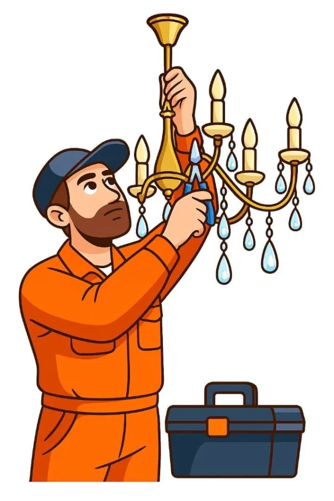 نصب و تعمیر لوستر در تهران